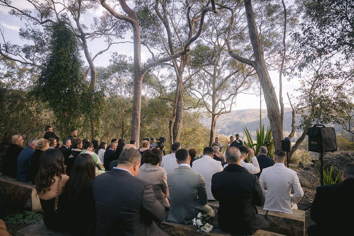 Wedding Ceremony at Glenworth Valley Wilderness Adventures