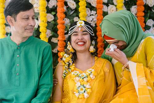 Traditional Bangladesh Gaye Holud Ceremony