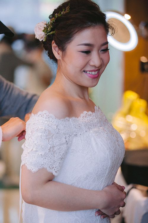 Bride Getting Ready