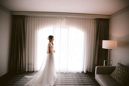 Bride Getting Ready