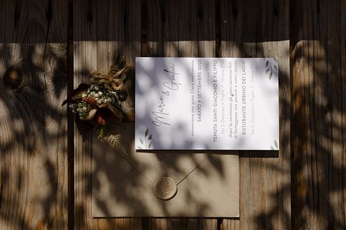 Partecipazione di matrimonio raffinata
