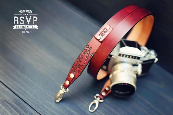 Custom Leather Camera Strap