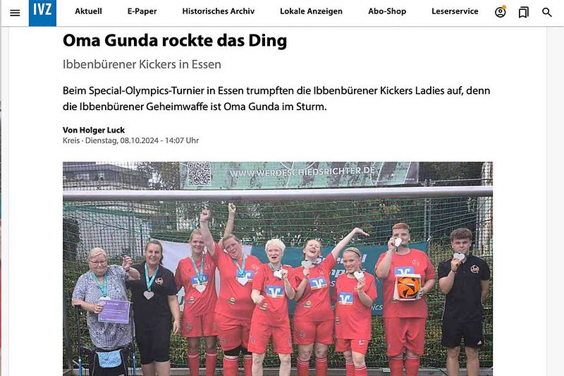 Oma Gunda rockte das Ding