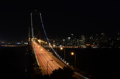 7 foot photographer, workshop tour in US, United States, bay bridge, san francisco, california