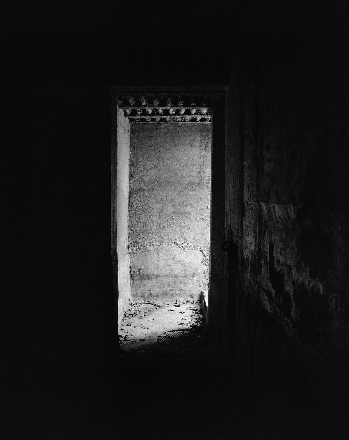 Entrance to bombing shelter in the Mastenbos NE of Antwerp