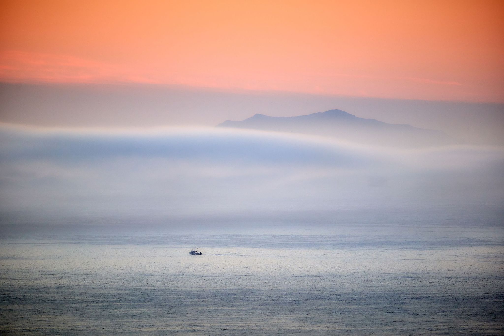 Heading into the Fog - Santa Barbara, California