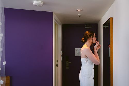 Bride Getting Ready
