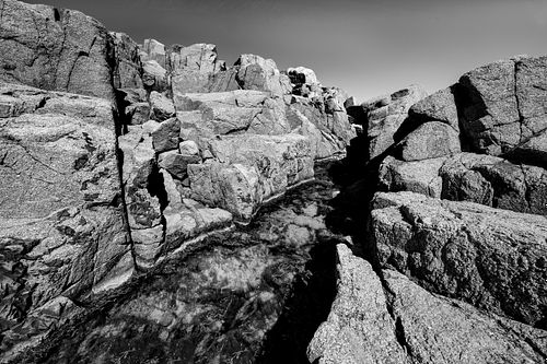 Rocky coast in Verdens Ende