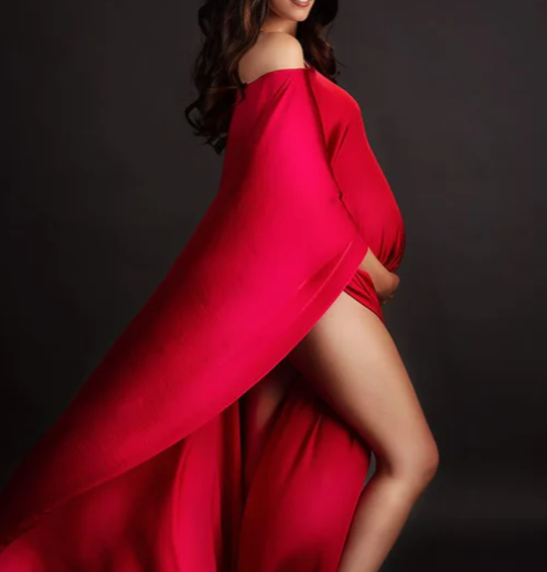 Red Silk Cape