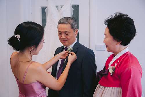 Bride Getting Ready
