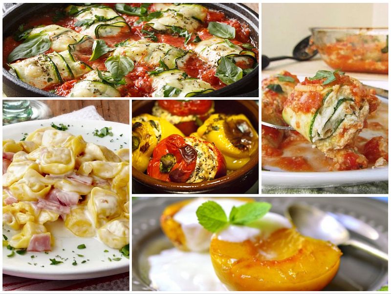 Einfach und schnell: Komplettes authentisches italienisches Menü! Mit Rezepte.