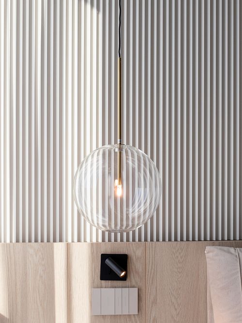 Minimalist lamp in sunlight - Herculane project