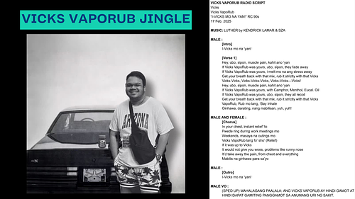 Vicks Jingle Radio Ad