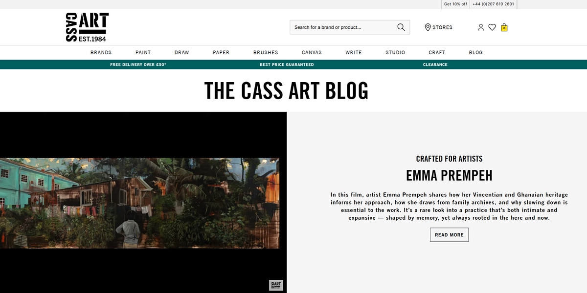 Cass Art - Art Blog