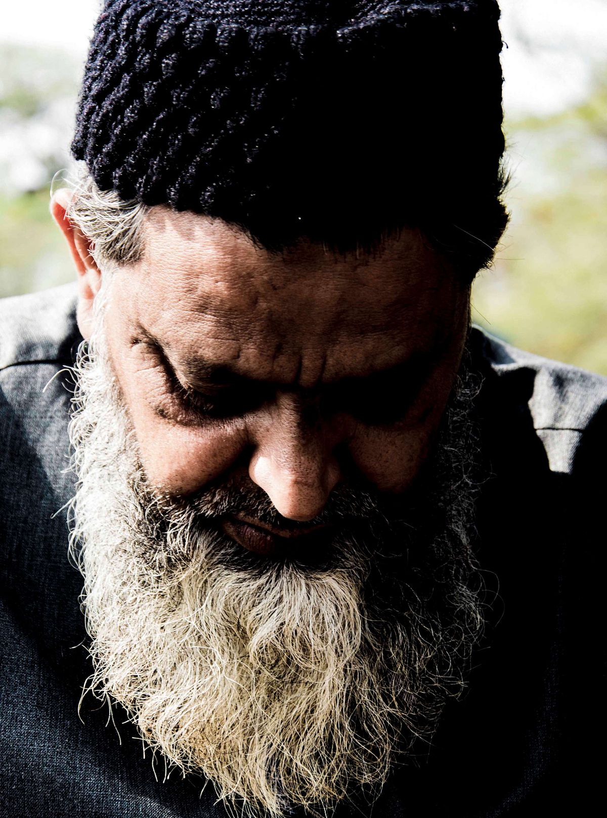 portrait, beard man, Oldman, man wearing cap