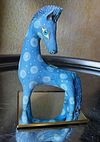 A Dappled Blue Horse, Original mini-sculpture