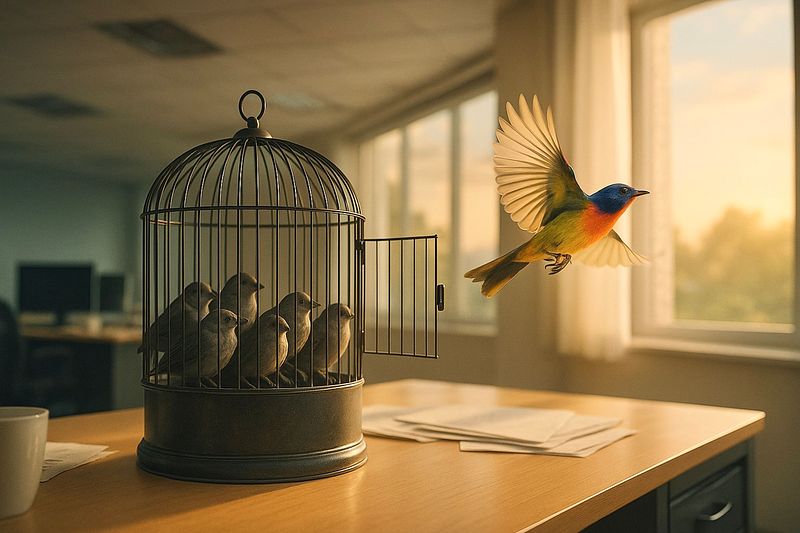 Where creativity survives in big organisations