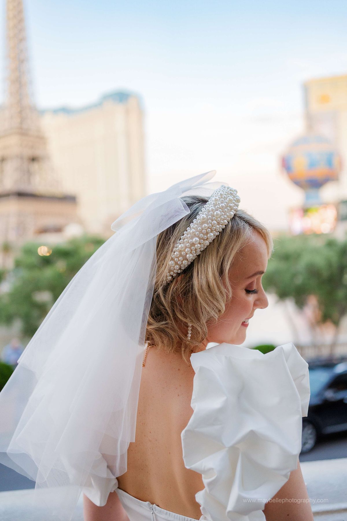 Las Vegas Strip, Bellagio Fountains, Paris Eiffel Tower, Little White Chapel Elopement and Wedding Photoshoot