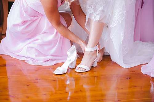 Bride Getting Ready