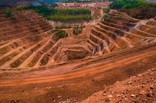 Top view of the MINES