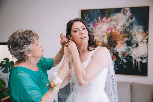 Bride Getting Ready