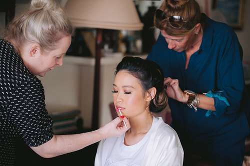 Bride Getting Ready