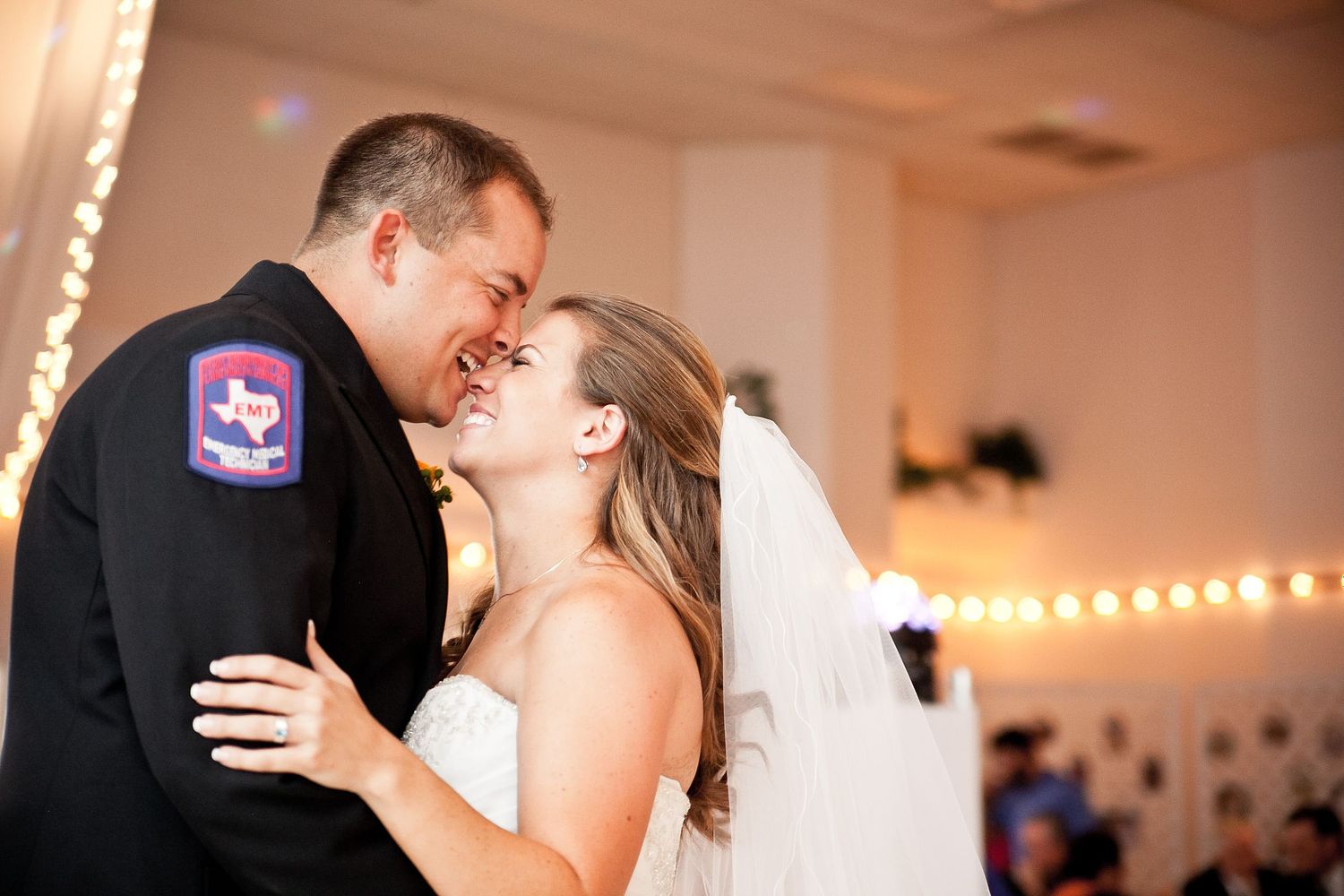 firefighter wedding bride groom San Antonio TX