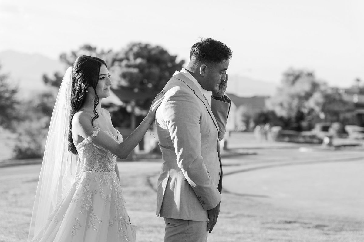 First Touch and Exchange of Vows Fall Wedding at The Revere Golf Club, Henderson Las Vegas Nevada 2024