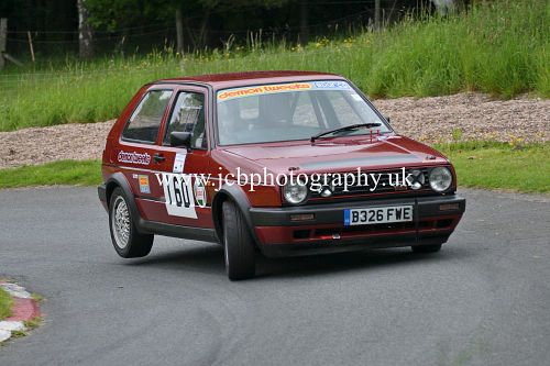 Volkswagon Golf MK2 driven by Gavin Millward