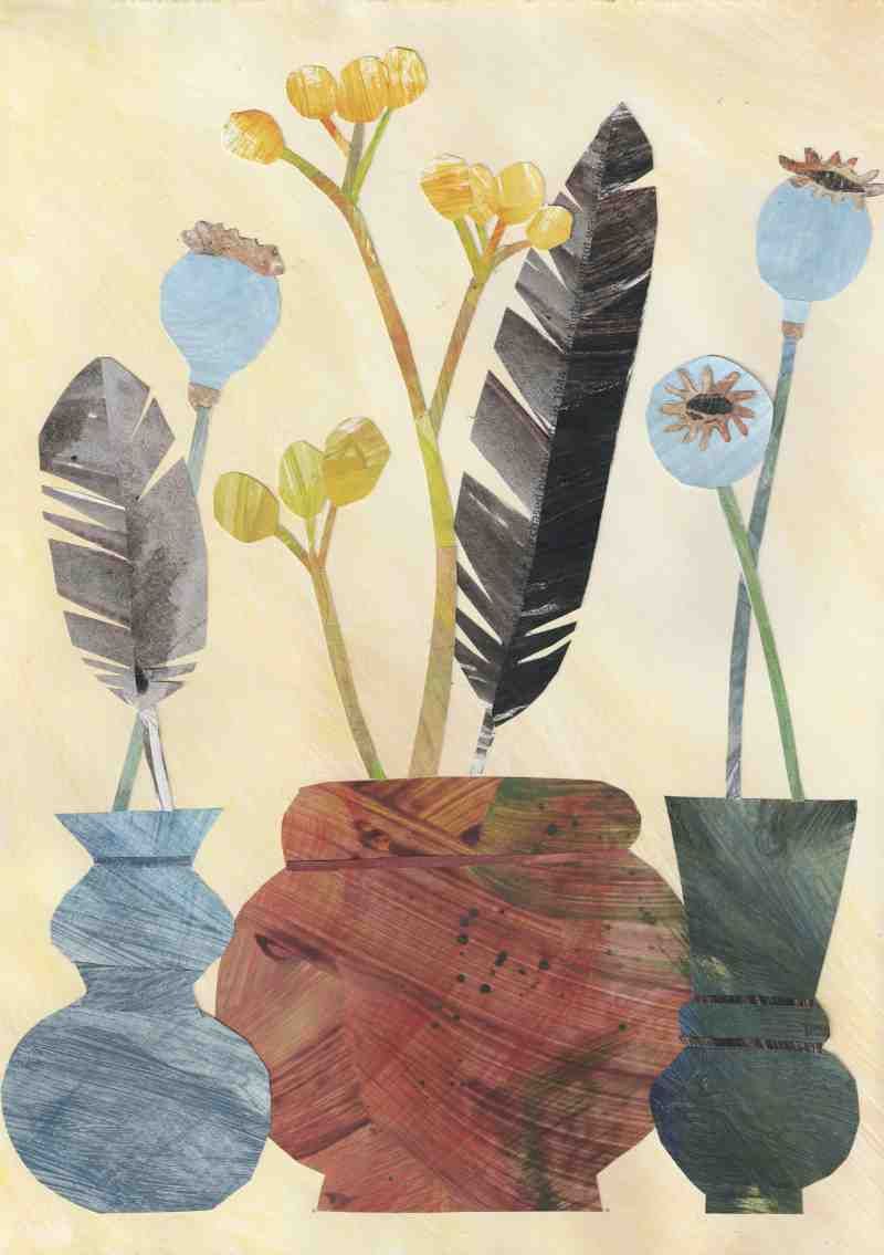 Pottery and pot plant illustrations