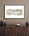 FINE ART PRINT City of Sheffield Cityscape No.2  Sheffield Yorkshire, England