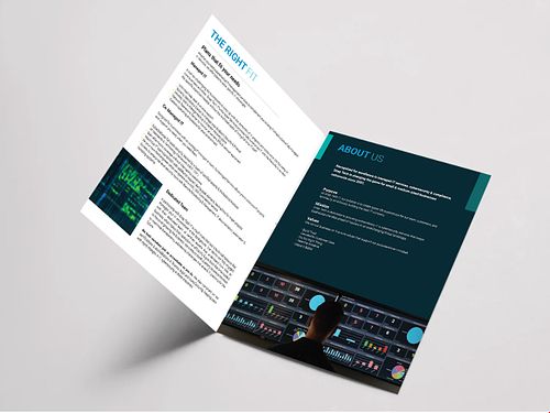 Snap Tech IT, Trifold Brochure