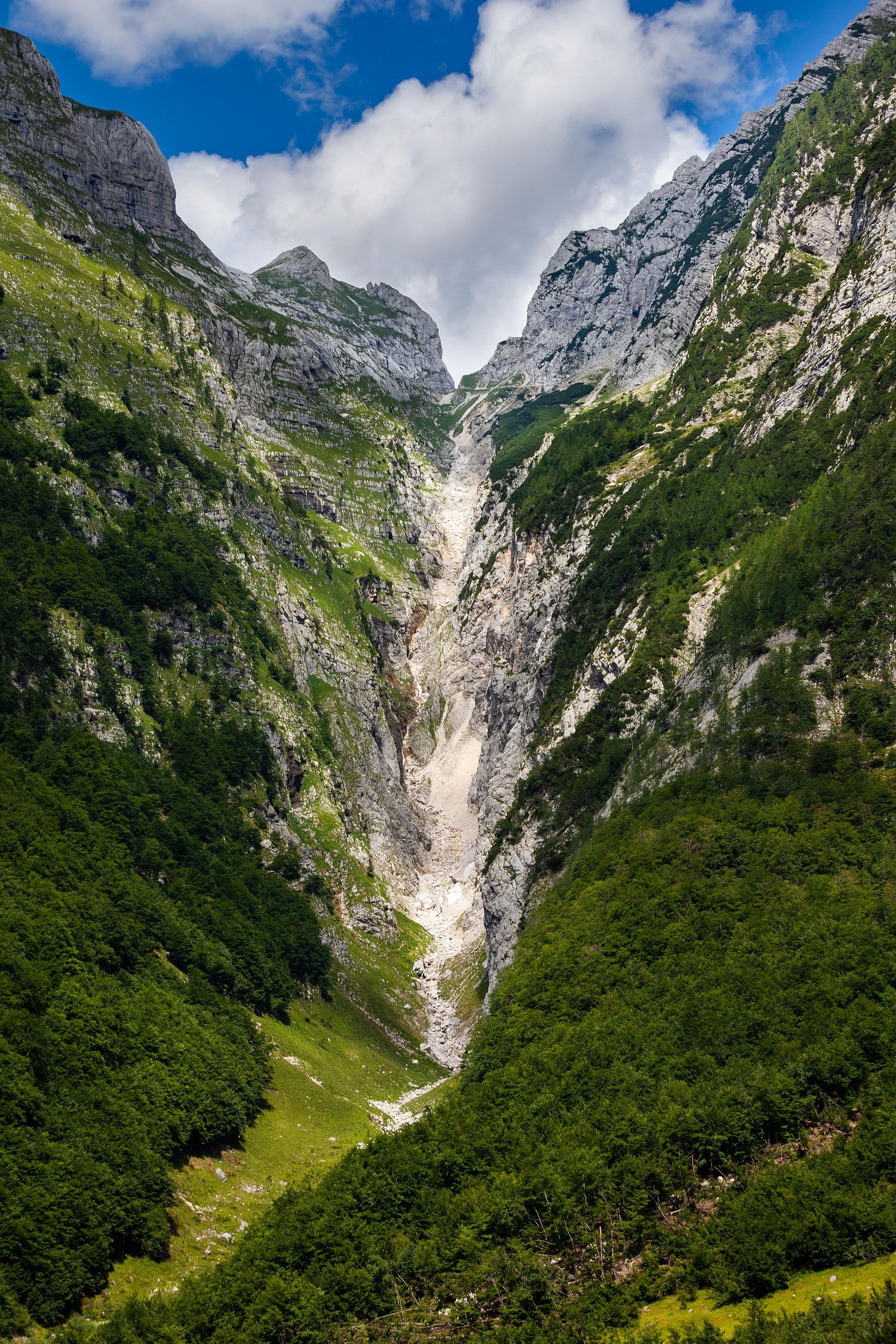 Valley in the Triglav National Park, Slovenia 2023