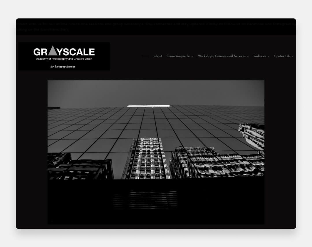 site da Greyscale Academy