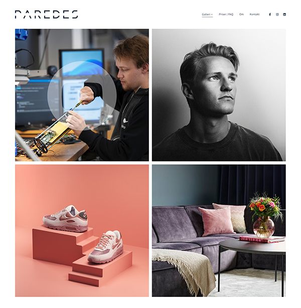 Andr&eacute; Ormset-Paredes Portfolio Website Examples