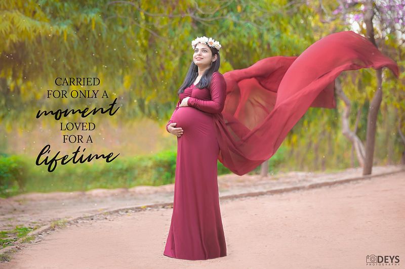 DP008 - Maroon Body Fit Gown