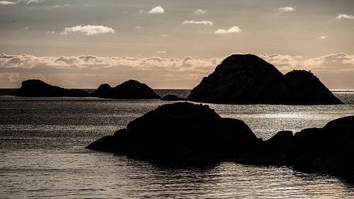 Mitternachtssonne auf Senja