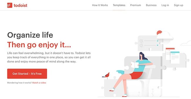 Приложение ToDoist для управления задачами