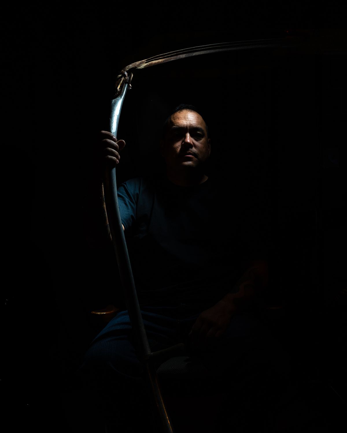 A moody portrait of the Reaper.