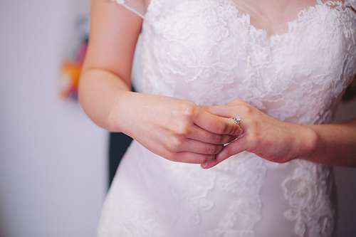 Bride Getting Ready