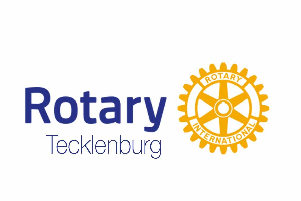 Logo des Rotary Clubs Tecklenburg auf den neuen Trikots