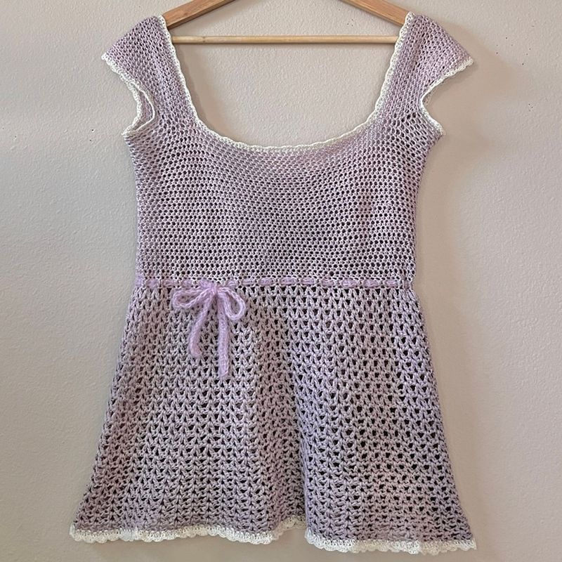 Babydoll Top- Crochet PDF Pattern
