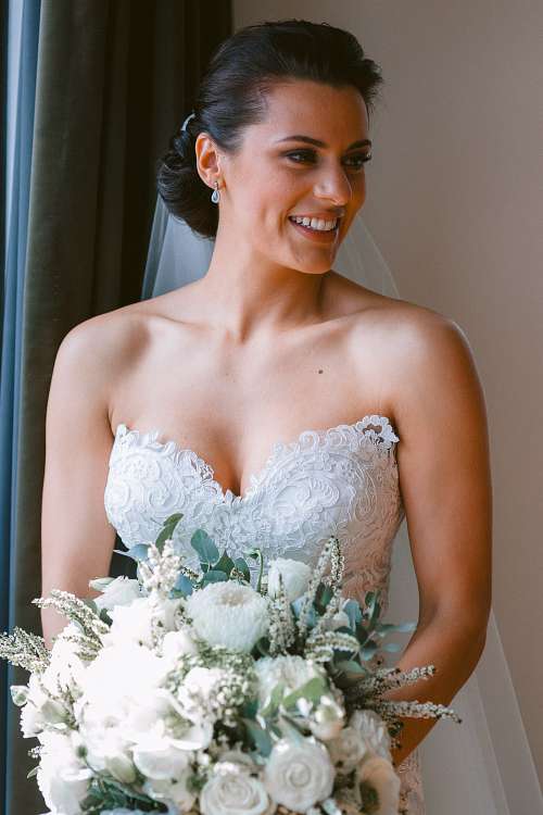 Bride Getting Ready