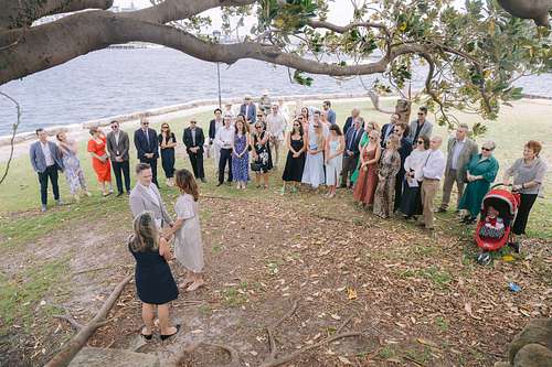 Wedding Ceremony at Illoura Reserve