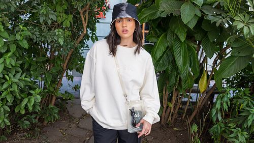 Streetwear‑style sneaker shot featuring Proto Collective shoes in Mexico City — photographed by David Andrade