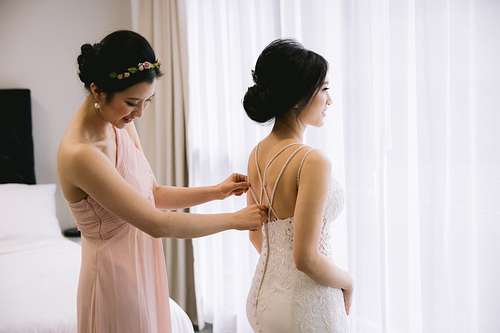 Groom Getting Ready