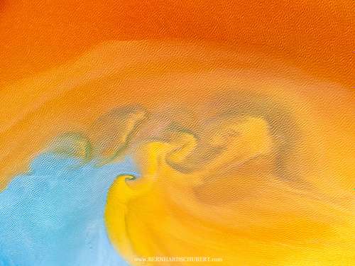 Blue wave meeting orange