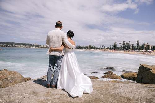 Bridal Portraits at Queenscliff, Manly