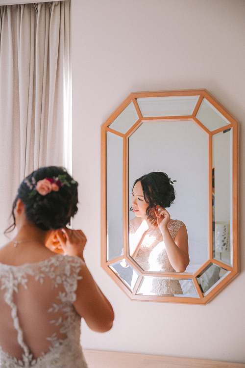 Bride Getting Ready