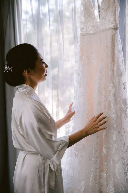 Bride Getting Ready